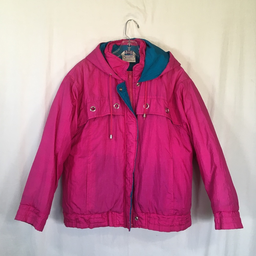 Vintage 80’s Pink Coat Sz M